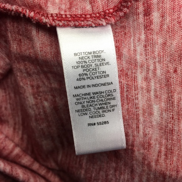 Express Heathered Color Block Men's T-Shirt, L - Picture 7 of 7